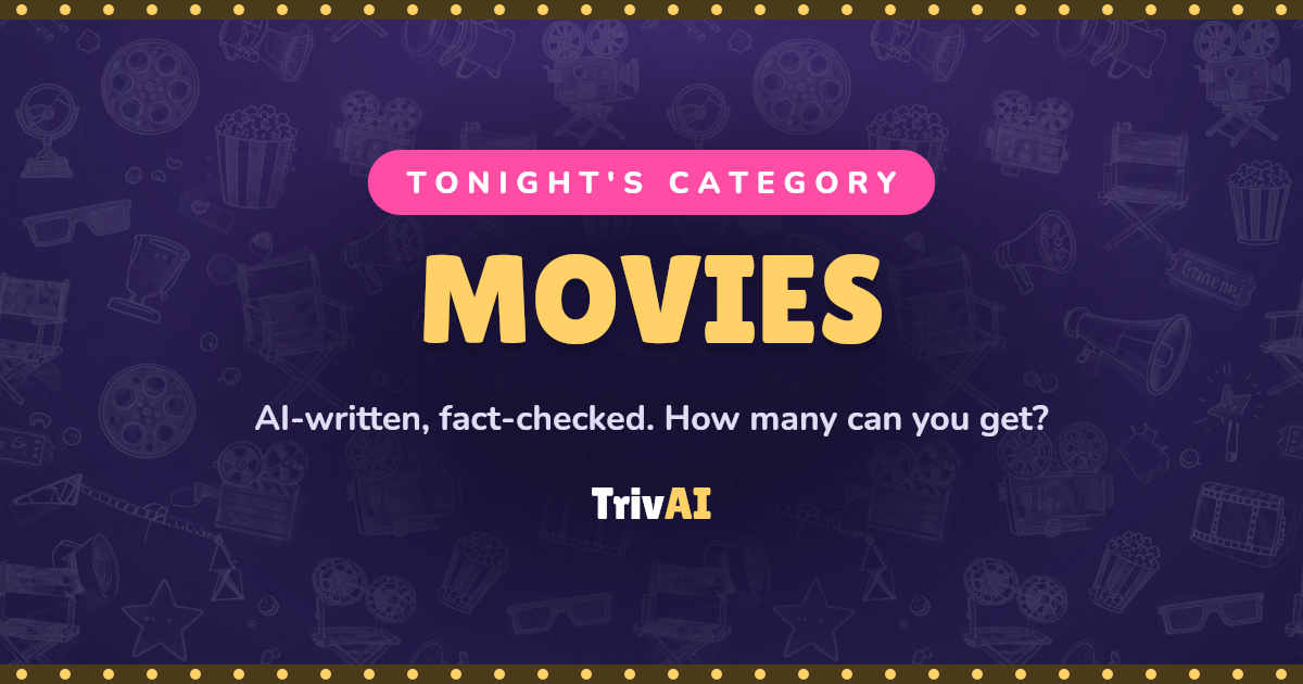 Movies trivia on TrivAI